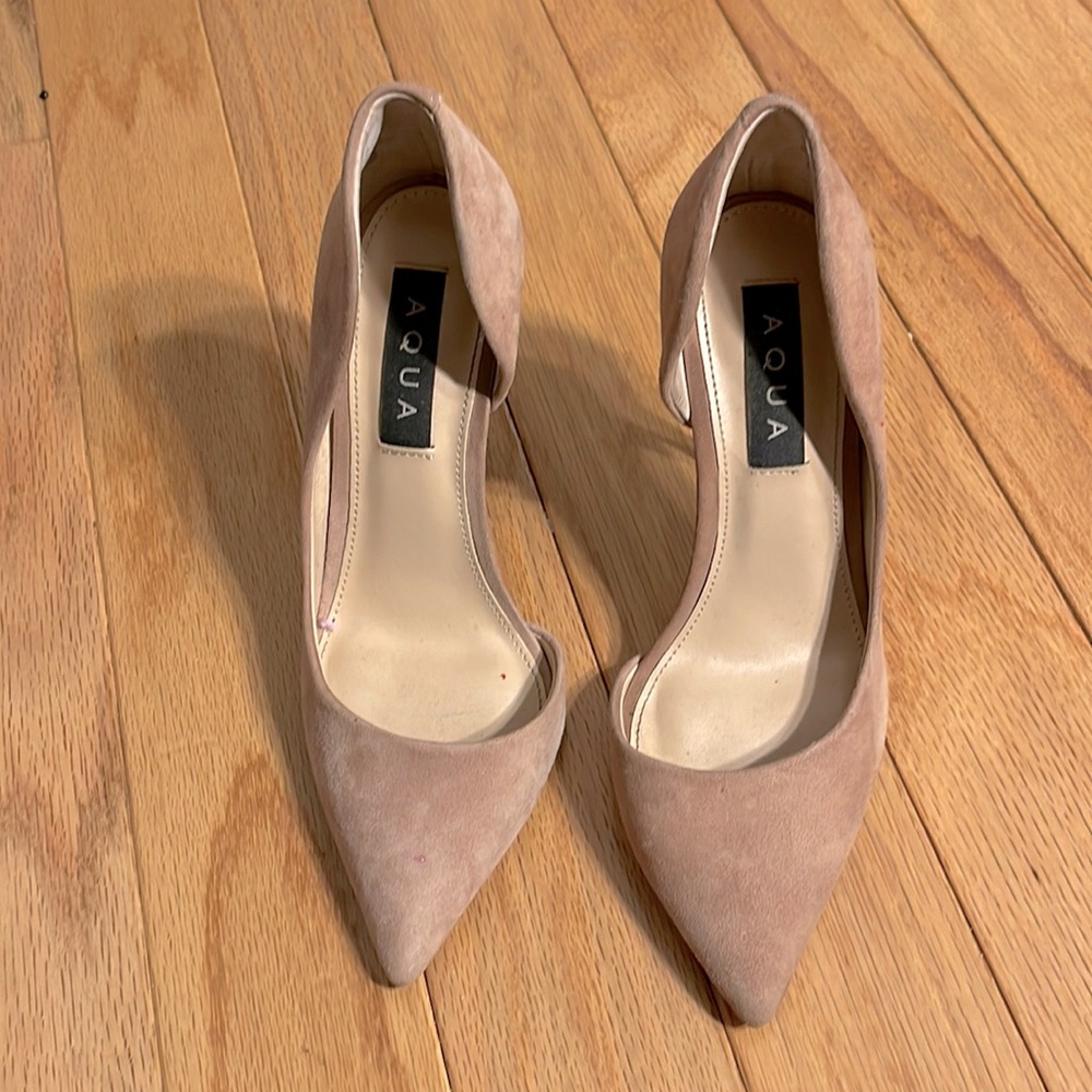 Women’s Aqua Suede Stiletto Heels 6.5